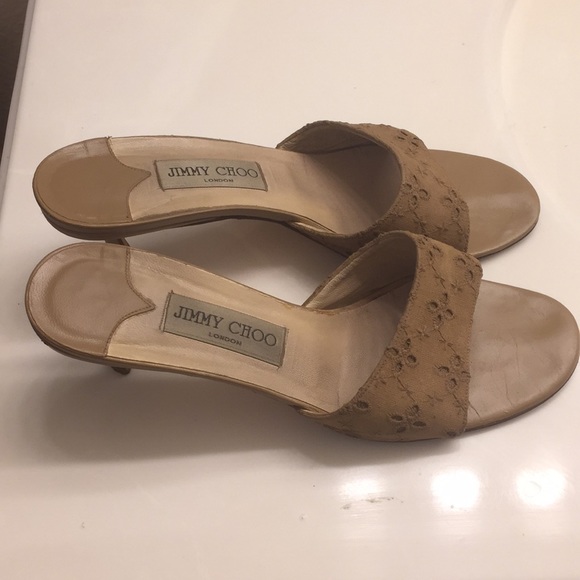 Jimmy Choo eyelet sandals - Picture 4 of 5